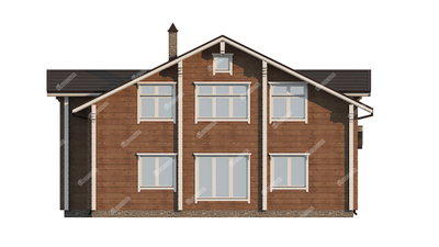 Гостиница из клееного бруса "Архыз", 267 м2