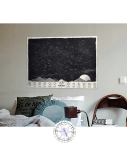 светящаяся карта звездного неба