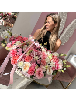 КОРЗИНА МИКС ЦВЕТОВ №22