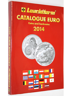 Каталог банкнот и монет евро 1999-2014 годов. Производство Германия Leuchtturm. 2014.