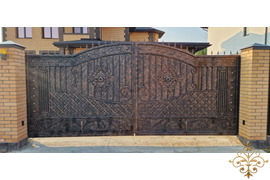 Кованые ворота, кованая калитка, КП Стольный, Троицкий административный округ