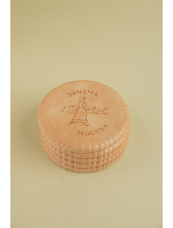 Шкатулка "Печенье", круглая