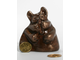 СУВЕНИР "ПОЮЩИЙ КОТ3" глазурь коричневая