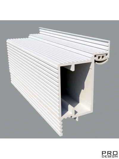 Алюминиевый короб для скрытых дверей Pro Design Revers по RAL