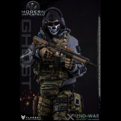 Саймон "Гоуст" Райли (Призрак, Ghost, Call of Duty Modern Warfare II) КОЛЛЕКЦИОННАЯ ФИГУРКА 1/6 scale END WAR GHOST (FS-73033) - FLAGSET