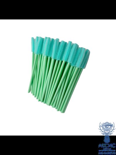 Щеточки для ресниц силиконовые, 50 шт, цвет в ассортименте