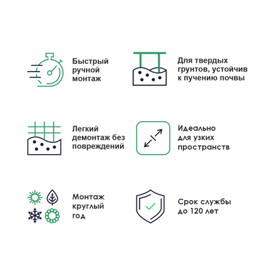 Литой наконечник шуруп для винтовых свай Ш57