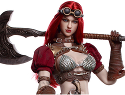 Рыжая Соня (Стимпанк версия) - Коллекционная фигурка 1/6 Scale Steam Punk Red Sonja (PL2019-140-B) - TBLeague