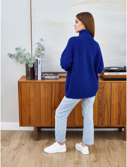 Свитер женский темно-синий