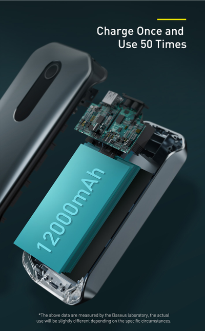 Автомобильное пусковое устройство 12000 мАч Baseus 1000A