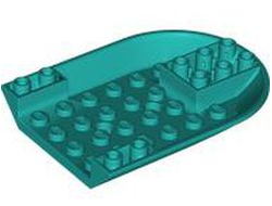 Aircraft Fuselage Forward Bottom Curved 6 x 8, Dark Turquoise (11295 6466783)