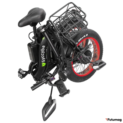 Электровелосипед Syccyba H2 DUAL красный