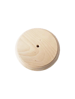 Подложка одноместная натуральное дерево "Астория", без тонировки