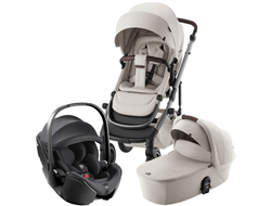 Коляска 3в1 Britax Roemer SMILE 5Z, LUX Soft Taupe + BS PRO Deep Black