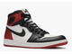 Nike Air Jordan 1 Mid Black Toe (Экокожа) новые
