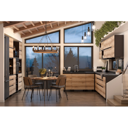 Угловая кухня Берген (2,6*2,0) модульная можно заказать по своим размерам