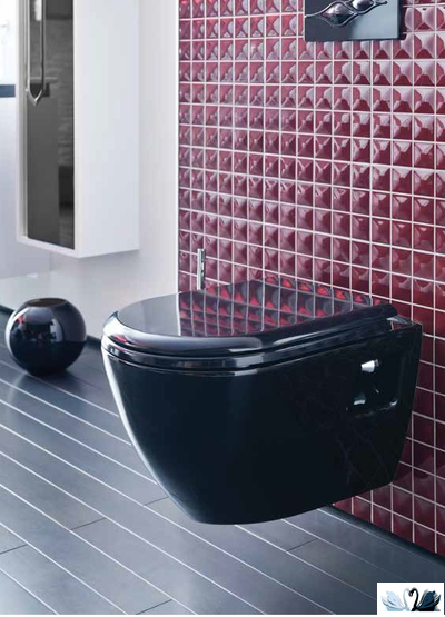 Кнопка смыва CREAVIT UFO GP1002.02 черный глянцевый