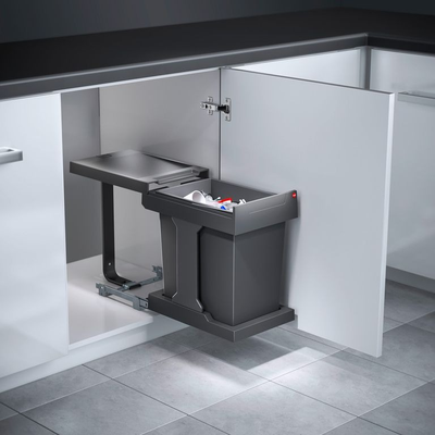 ВСТРАИВАЕМОЕ МУСОРНОЕ ВЕДРО 20Л SOLO HAILO 3635001