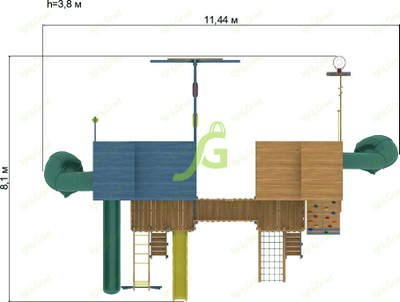Детская площадка IgraGrad Домик 7 мод.2