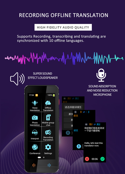 Карманный переводчик (офлайн и онлайн)  Translator F12