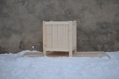 Кашпо деревянное садовое 500х500   h 600 мм.