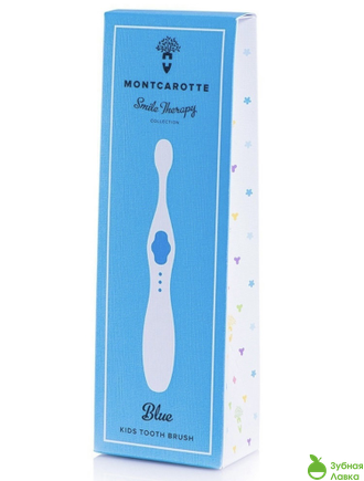 ДЕТСКАЯ ЗУБНАЯ КИСТЬ MONTCAROTTE BLUE KIDS TOOTHBRUSH