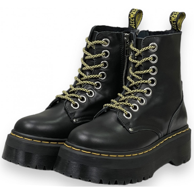 Dr Martens 1460 Vegan Jadon Round Toe Smooth Leather Black