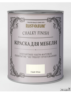 Chalk White/Белый мел УЛЬТРАМАТОВАЯ КРАСКА ДЛЯ МЕБЕЛИ