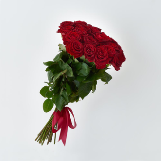 21 красная роза 60 см