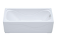 Акриловая ванна, Triton Стандарт-140, 140x70x56 см