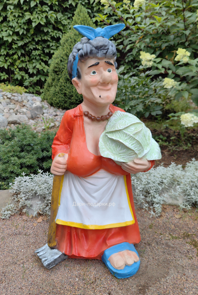 Дачница с капустой 85*50 см   7кг   полистоун Россия 6949/012095*