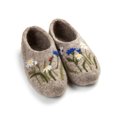 Войлочные тапочки "Ромашки-Васильки"