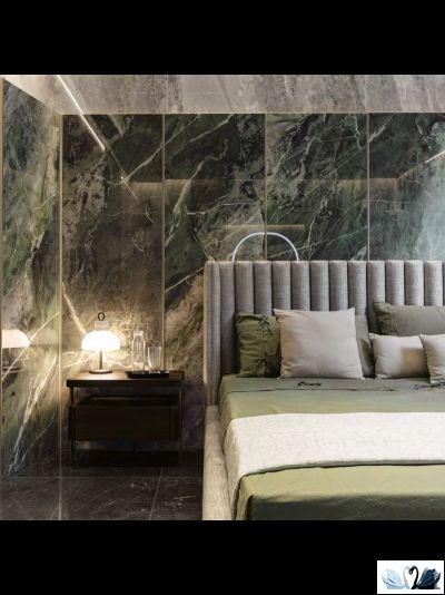 Керамогранит FMAX Classic Green 6mm glossy 120x270 см зеленый