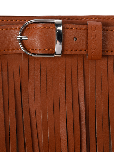 Bonny пояс с бахромой 80 Терракот