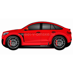 ЗБ018 Кровать  "AMG" Красный. Размер: 740*670*1740. Спальная зона: 700*1600.