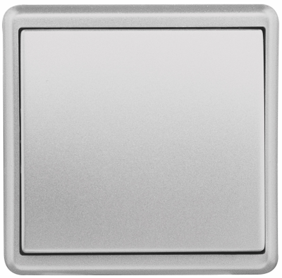 Рамка Apolo 5000, 1 пост, серебро - Efapel 50910 TPR