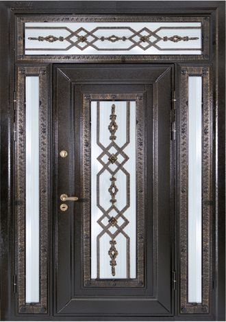 Металлическая входная дверь на заказ "Камелот" размер 1450 * 2400 мм