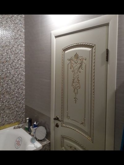 СОНАТА-2 В3. СЛОНОВАЯ КОСТЬ/ ПАТИНА ЗОЛОТО. ПОЛОТНО ГЛУХОЕ