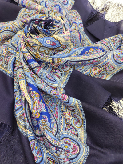 Павловопосадский платок Испанский 710-14