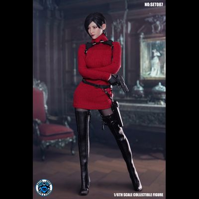Ада Вонг (Resident Evil 4 Remake) - Коллекционная ФИГУРКА 1/6 Sexy Female Agent (SET087 + S09C) - SUPER DUCK