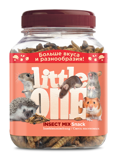 Little One для грызунов смесь насекомых, 70 г
