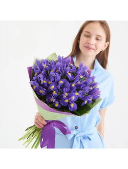 Букет из 19 ирисов