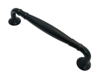 Ручка-скоба №96, 96мм, черная античная медь