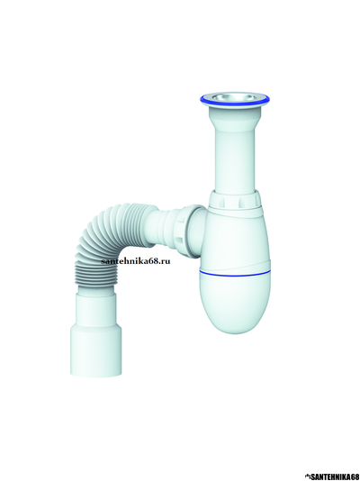 Сифон для мойки с литым выпуском Unicorn В120