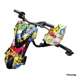 Электрический дрифт карт DRIFT CART MINIPRO T01 Pro  Желтый граффити