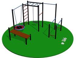 Workout площадка w166 купить в Воронеже