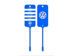 Бирка для ключей VOLKSWAGEN (двухсторонняя печать 1+1)