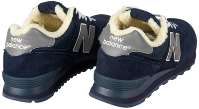New Balance 574 Navy Blue с мехом