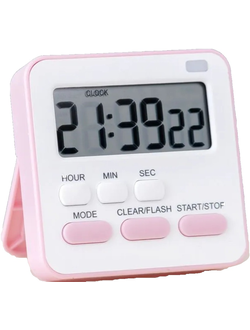 Таймер Kromatech JS-303 (бело-розовый)