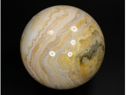 Шар Агат кружевной, Бразилия (60 мм, 348 г) №29963